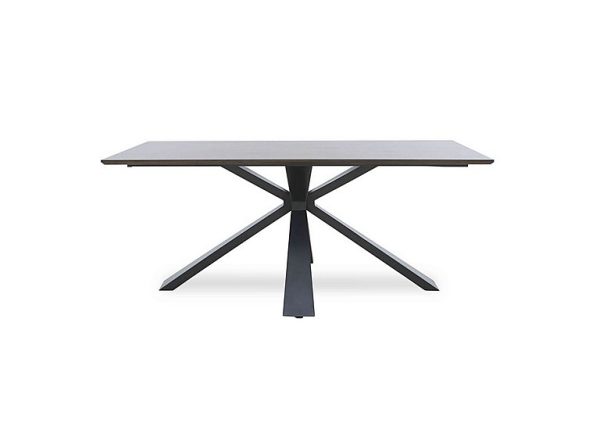 Saigon Fixed Dining Table with Metal Base