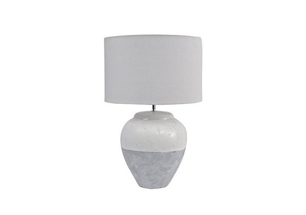 Skyline Grey Ceramic Table Lamp