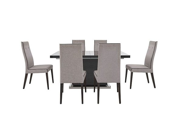 ALF St Moritz Extending Dining Table and 6 Fabric Chairs