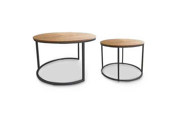 Trend Round Nest of Coffee Tables