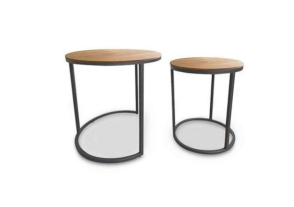 Trend Round Nest of Lamp Tables