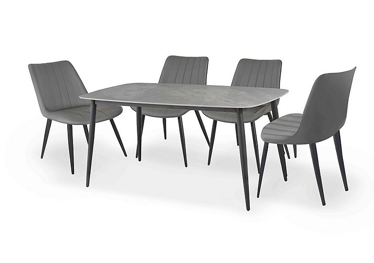 Yoyo Dining Table and 4 Chairs Set