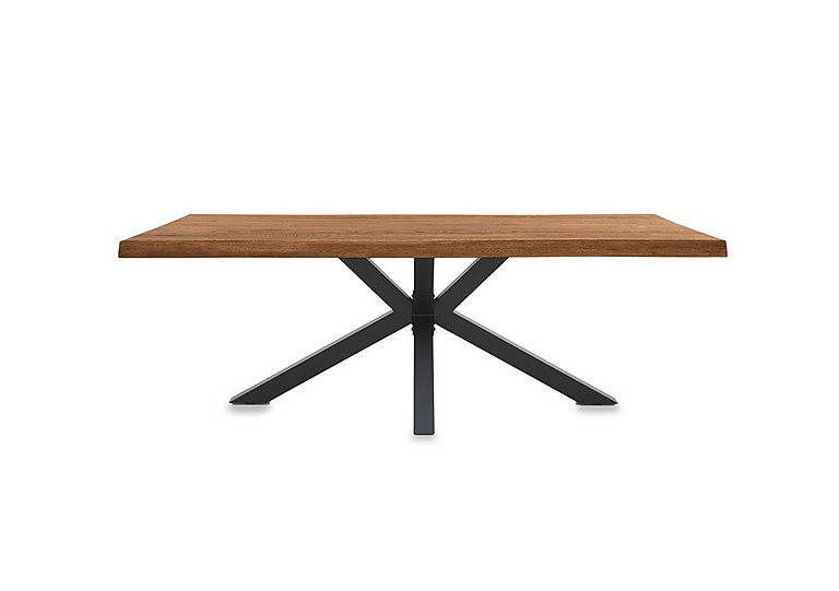 Bodahl Njord Raw Edge Dining Table with Metal Star Base 180 cm Oiled