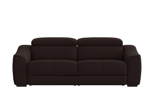 Elixir 3 Seater HW Leather Sofa Bed Espresso