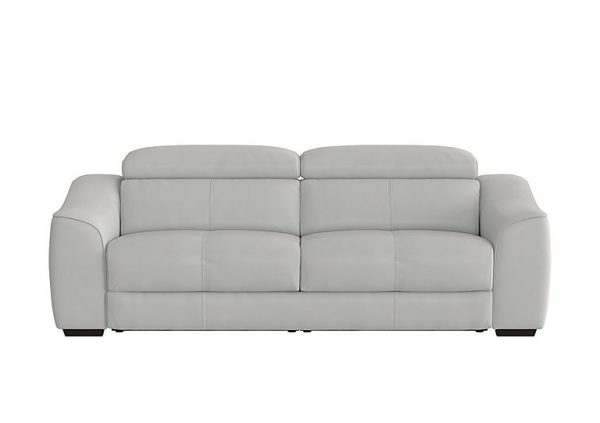 Elixir 3 Seater NC Leather Sofa Bed Grey