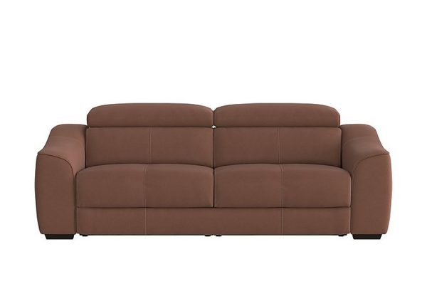 Elixir 3 Seater Fabric Sofa Bed Hazelnut