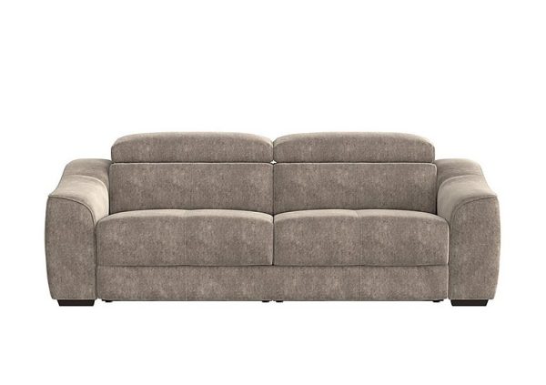 Elixir 3 Seater Fabric Sofa Bed Mink