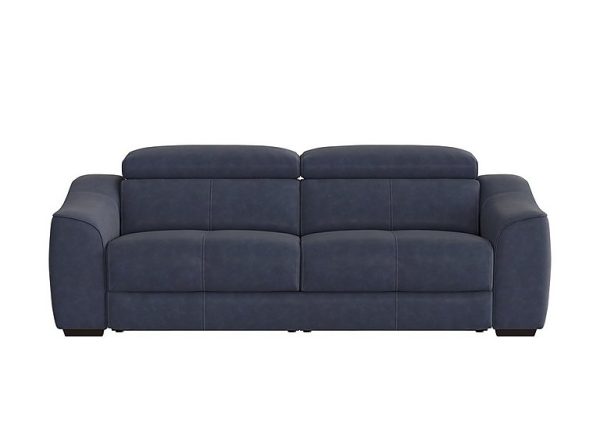 Elixir 3 Seater Fabric Sofa Bed R23 Blue