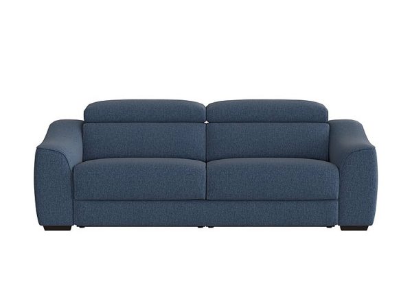 Elixir 3 Seater Fabric Sofa Bed R38 Blue