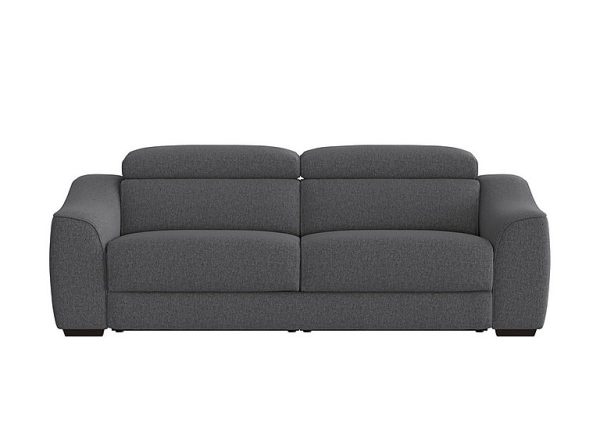 Elixir 3 Seater Fabric Sofa Bed R39 Charcoal