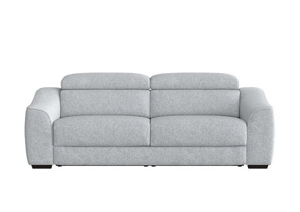 Elixir 3 Seater Fabric Sofa Bed Frost