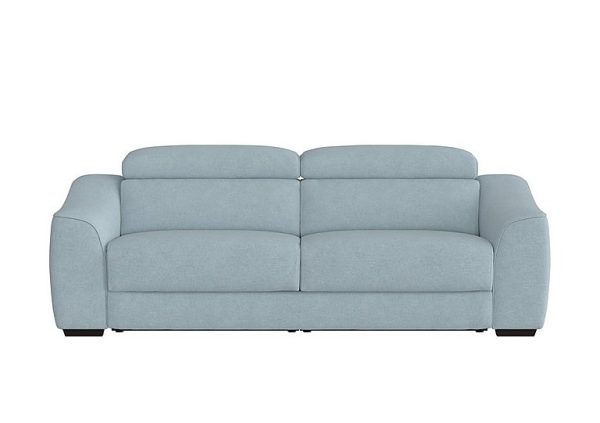 Elixir 3 Seater Fabric Sofa Bed Baby Blue