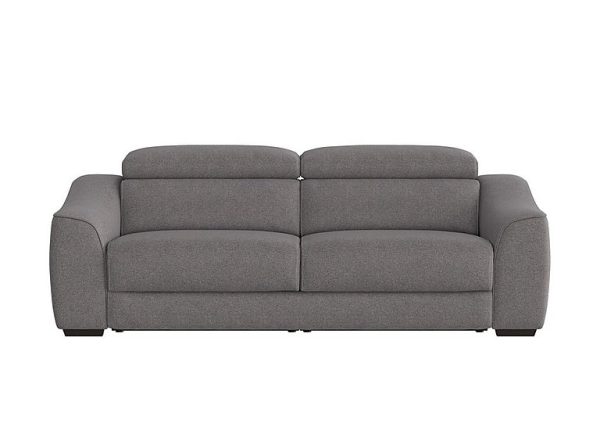 Elixir 3 Seater Fabric Sofa Bed Charcoal Gray