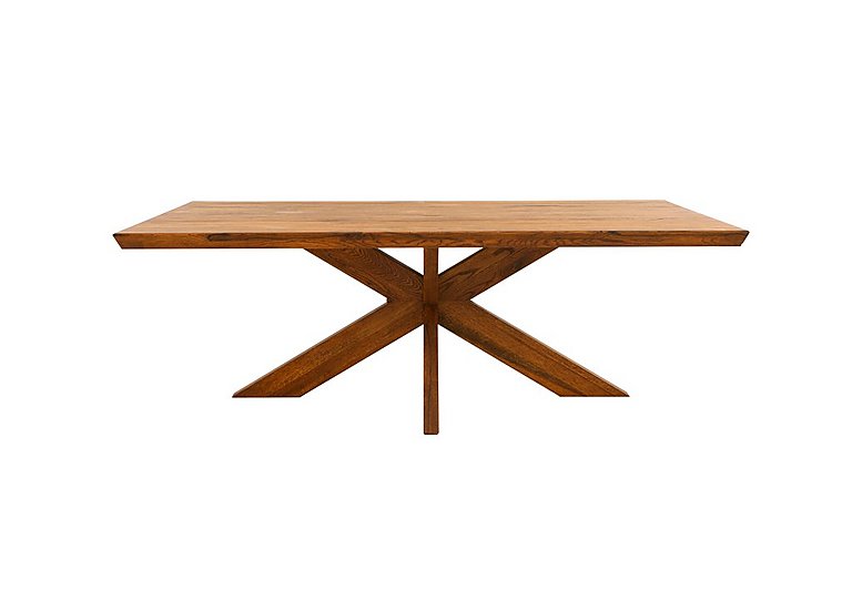 Bodahl Loki Swiss Edge Dining Table With Wooden Star Base 260 cm Old Bassano