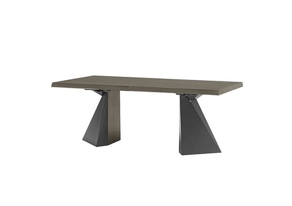 Palazzo Tent Base Extending Dining Table 140 cm Silver Birch