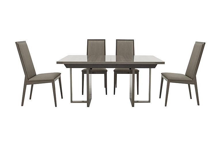 ALF Movado Extending Dining Table and 4 Chairs 250 cm