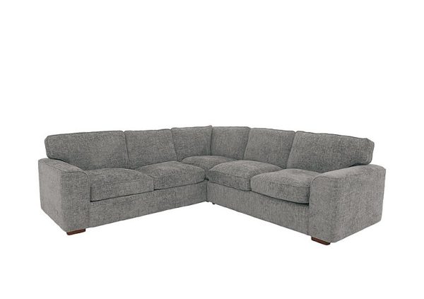 Emilia Large Fabric Corner Sofa Bed Dolphin