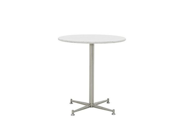 Cortina Round Dining Table 100 cm Bianco Miami Quartz