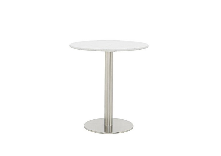 Helsinki Round Dining Table 90 cm Bianco Miami Quartz