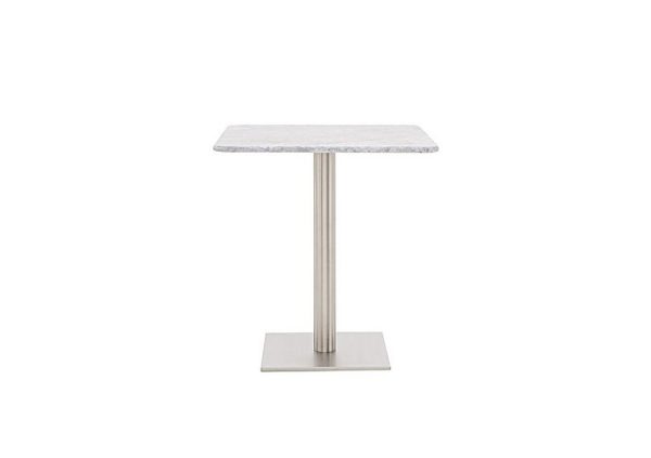 Helsinki Square Dining Table 70 cm Carrara Marble