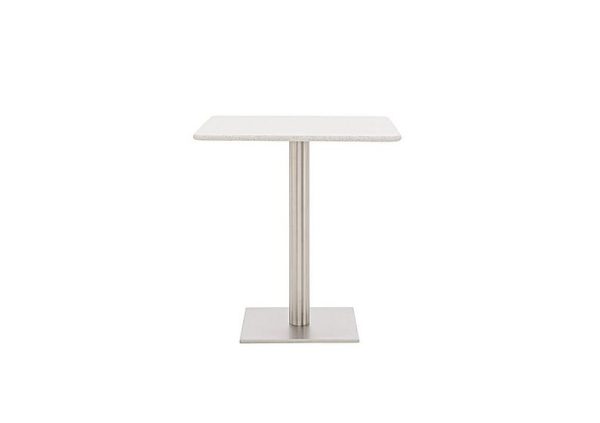 Helsinki Square Dining Table 60 cm Starlight White Quartz