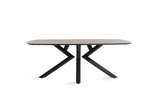 Habufa Toronto Fixed Dining Table 150 cm Anthracite