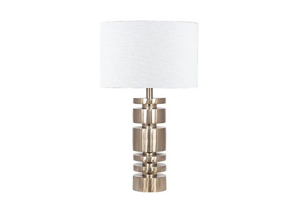 Elon Stacked Table Lamp Champagne Gold