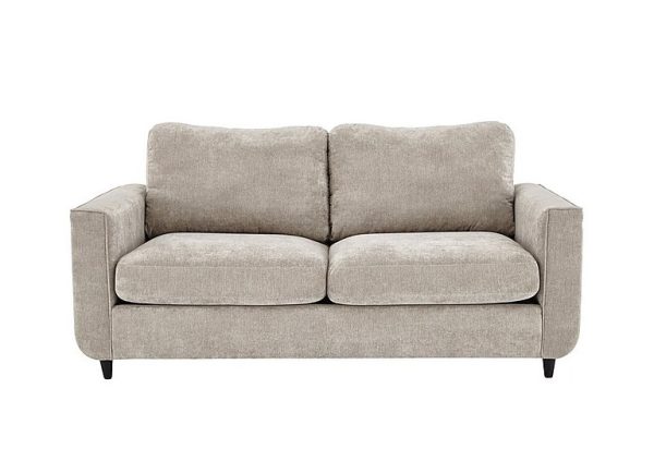 Esprit 3 Seater Fabric Sofa Bed Silver