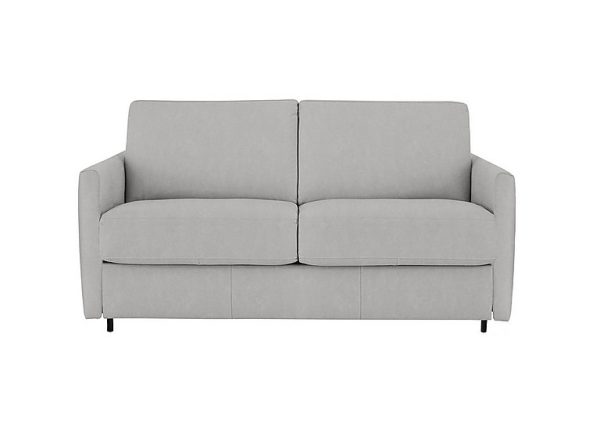 Nicoletti Alcova 2 Seater Fabric Sofa Bed with Slim Arms Flambe Ghiaccio