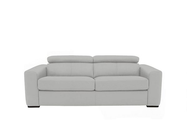 Infinity 3 Seater NC Leather Sofa Bed Grey