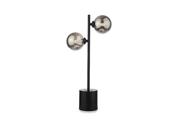 Spiral 2 Light Table Lamp Black