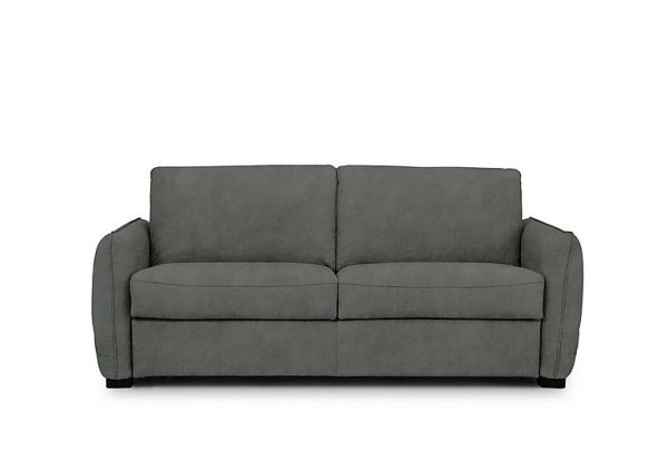 Jaxx Fabric Sofa Bed with Slim Arms Dexter Moss