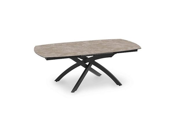 Rafa Pop up Extending Dining Table   200 cm