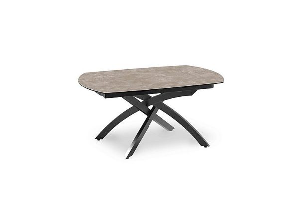 Rafa Swivel Extending Dining Table   120 cm