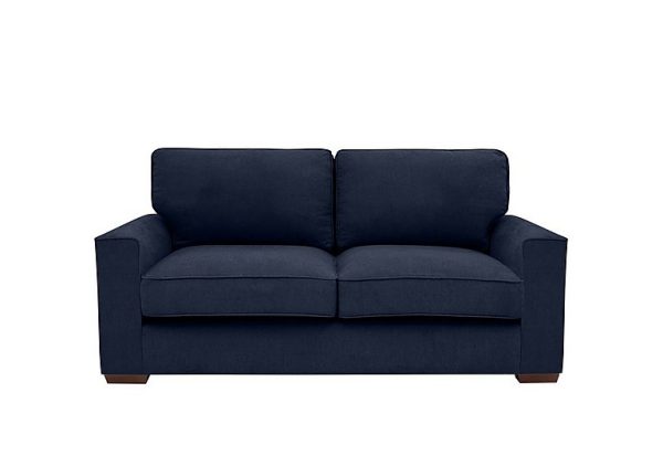 Cory 3 Seater Fabric Classic Back Sofa Bed Cosmo Navy