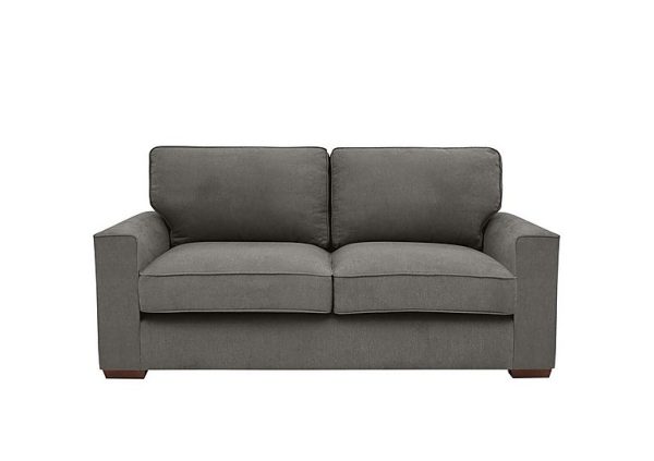 Cory 3 Seater Fabric Classic Back Sofa Bed Cosmo Pewter