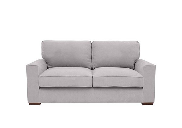 Cory 3 Seater Fabric Classic Back Sofa Bed Cosmo Silver