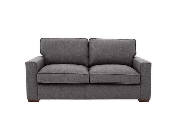 Cory 3 Seater Fabric Classic Back Sofa Bed Dallas Charcoal