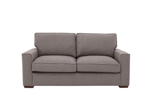 Cory 3 Seater Fabric Classic Back Sofa Bed Dallas Taupe