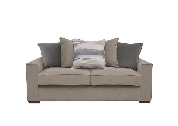 Cory 3 Seater Fabric Scatter Back Sofa Bed Cosmo Mist Slate Pack