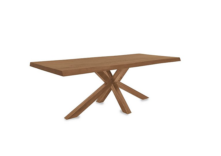 Bodahl Njord Raw Edge Dining Table with Wood Star Base 260 cm Old Bassano