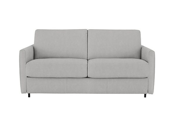 Nicoletti Alcova 25 Seater Fabric Sofa Bed with Slim Arms Flambe Ghiaccio