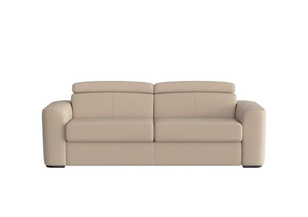 Infinity 3 Seater Fabric Sofa Bed Bisque