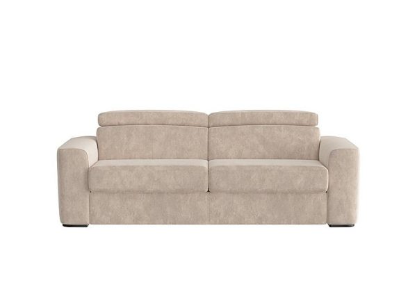 Infinity 3 Seater Fabric Sofa Bed Cream