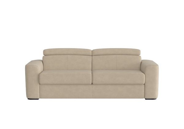 Infinity 3 Seater Fabric Sofa Bed Oatmeal