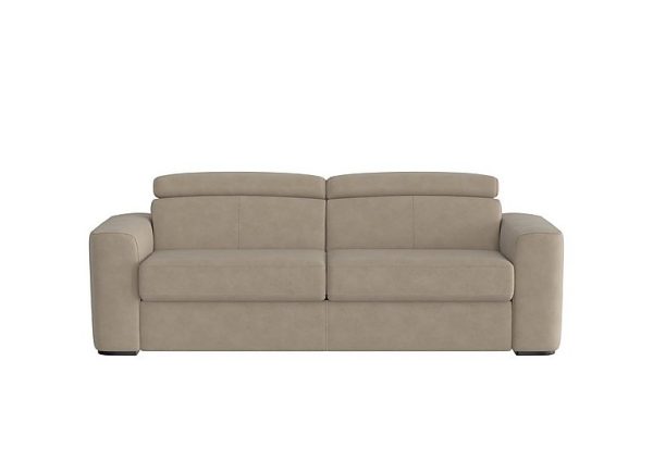 Infinity 3 Seater Fabric Sofa Bed Oyster