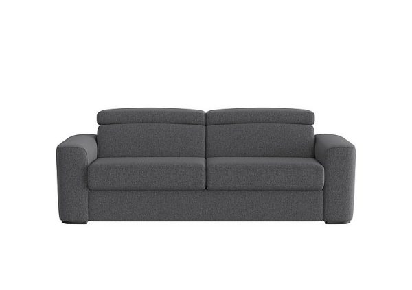 Infinity 3 Seater Fabric Sofa Bed R39 Charcoal