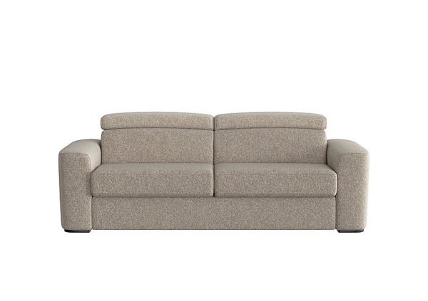 Infinity 3 Seater Fabric Sofa Bed Biscuit