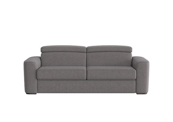 Infinity 3 Seater Fabric Sofa Bed Charcoal Gray