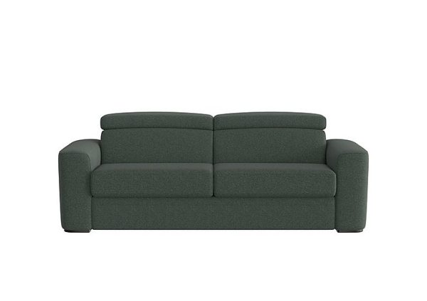 Infinity 3 Seater Fabric Sofa Bed Moss Green